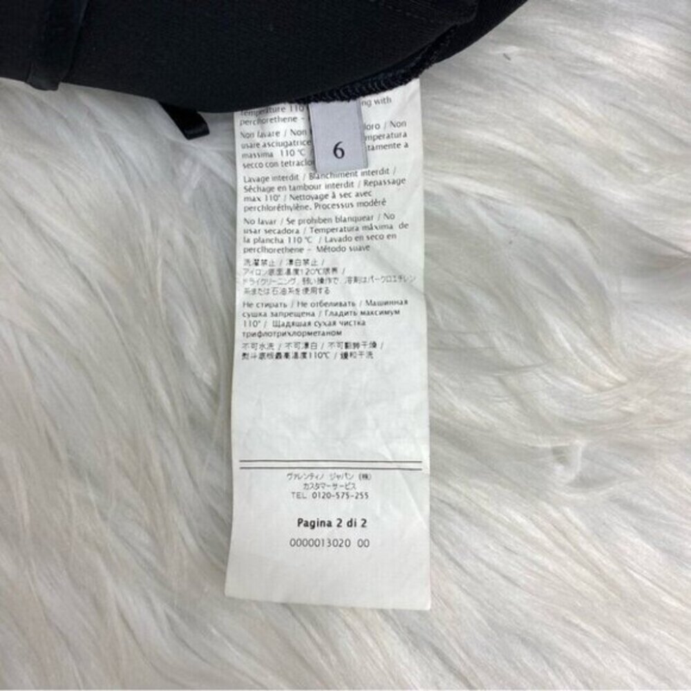 Valentino‎ Black Viscose Blend Pencil Skirt Italy Altered Professionally - Picture 8 of 12